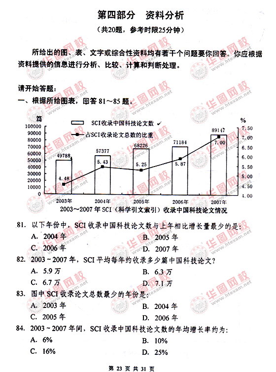 2010年下半年遼寧公務(wù)員考試行測真題